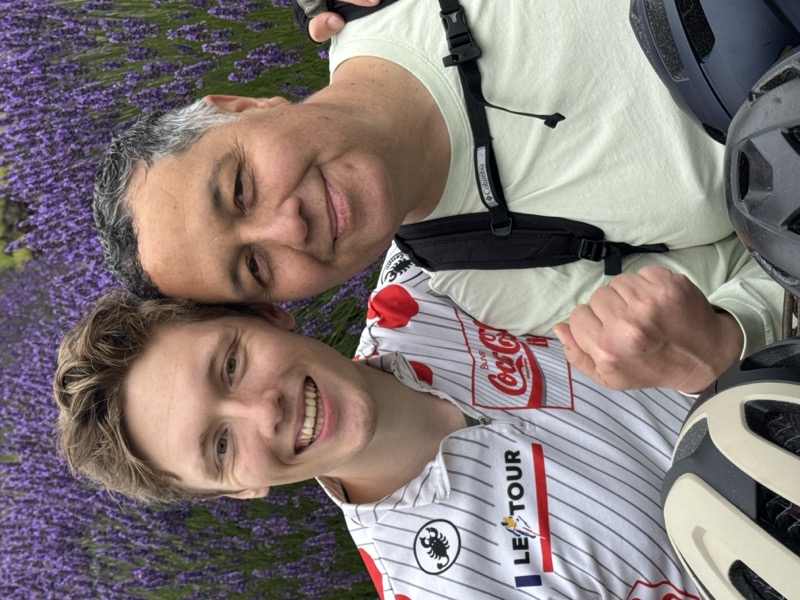 Nicco and his dad